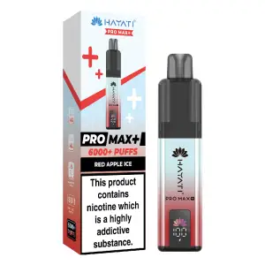 Red Apple Ice Hayati Pro Max Plus 6K Prefilled Pod Vape Kit